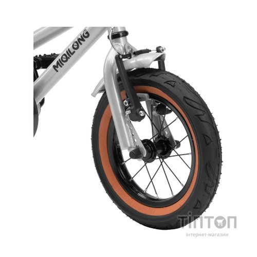 Дитячий велосипед Miqilong ST 12" сріблий (RBB-ST12-SILVER)