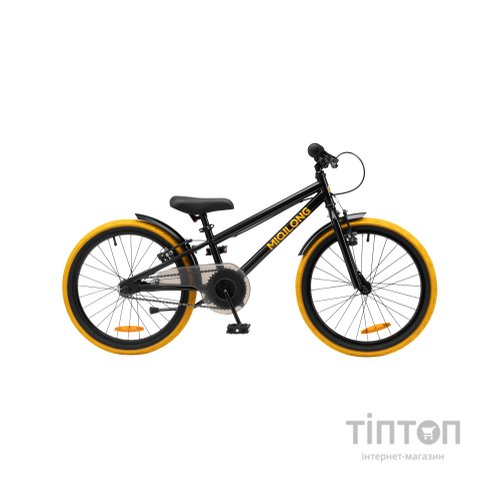 Дитячий велосипед Miqilong ST 20" чорний (RBB-ST20-BLACK)