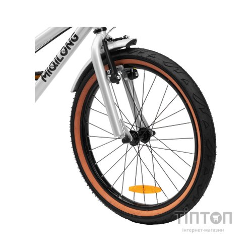 Дитячий велосипед Miqilong ST 20" срібний (RBB-ST20-SILVER)