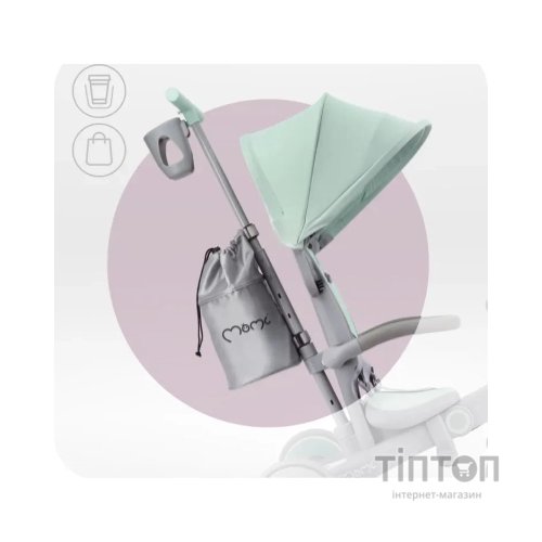 Дитячий велосипед MoMi Solivia green 4 в 1 (ROTR00018)