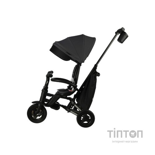 Дитячий велосипед QPlay Nova+ Rubber складаний триколісний Ultimate Black (S700-17Nova+RubberUB)