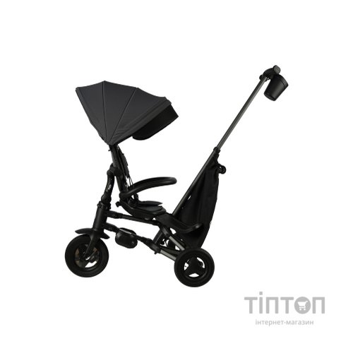 Дитячий велосипед QPlay Nova+ Rubber складаний триколісний Ultimate Black (S700-17Nova+RubberUB)