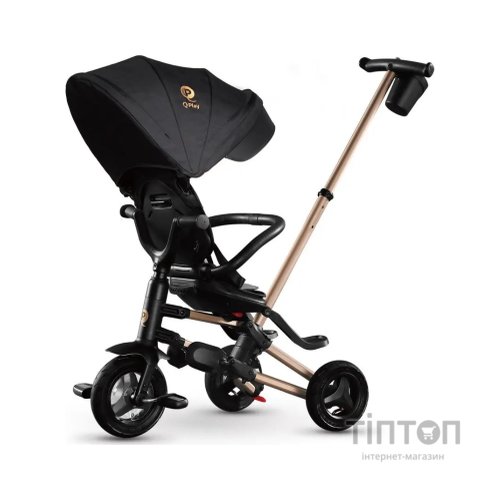 Дитячий велосипед QPlay Nova+ RubberGold складаний триколісний (S700Nova+RubberGold)