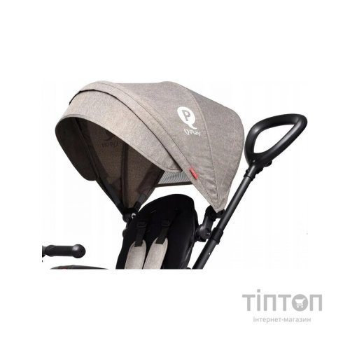 Дитячий велосипед QPlay Rito Rubber Grey складаний триколісний (S380-10GreyRubber)