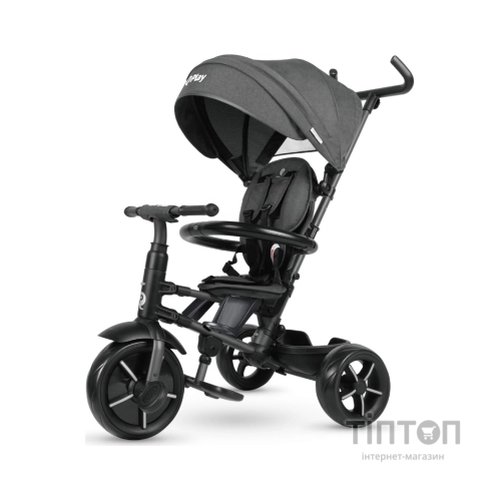 Дитячий велосипед QPlay Rito Star Black складаний триколісний (S380-11RitoStarBlack)