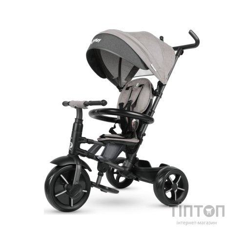 Дитячий велосипед QPlay Rito Star Grey складаний триколісний (S380-11RitoStarGrey)