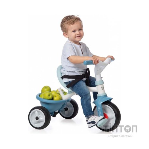 Дитячий велосипед Smoby Be Move 2 в 1 з багажником Блакитний (740331)