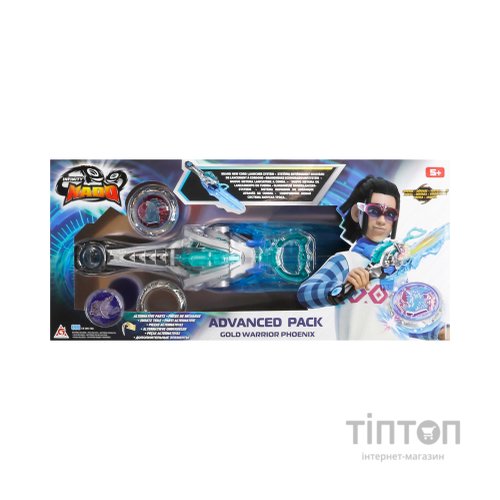 Дзига Auldey Infinity Nado VI серія Advanced Pack Gold Warrior Phoenix Золотий Воїн Фенікс (EU654133)