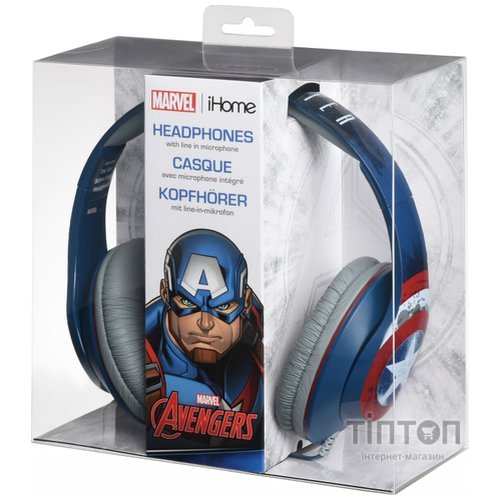 Навушники Ekids MARVEL, Captain America, Mic (VI-M40CA.11XV7)