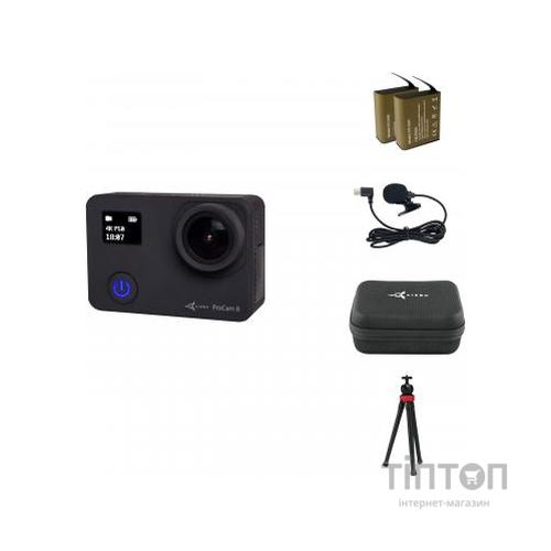 Екшн-камера AirOn ProCam 8 Black 12 in 1 Blogger's Kit (4822356754795)