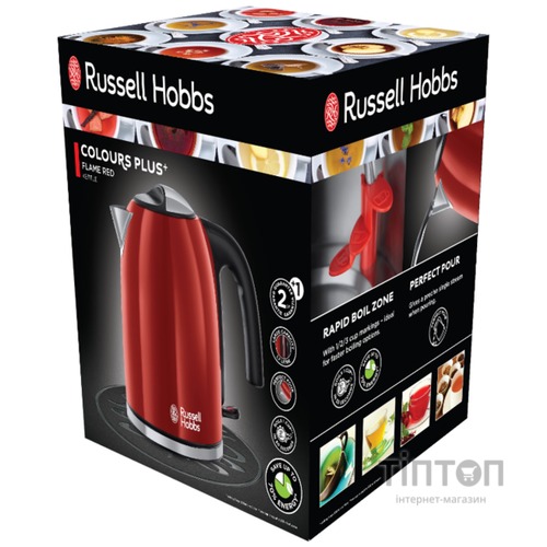 Елекрочайник Russell Hobbs 20412-70 Colours Plus Red