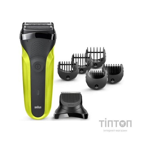 Електробритва Braun Series 3 300BT 5408 black/green