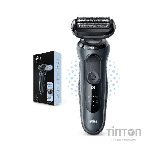 Електробритва Braun Series 6 61-N1000s BLACK / BLACK