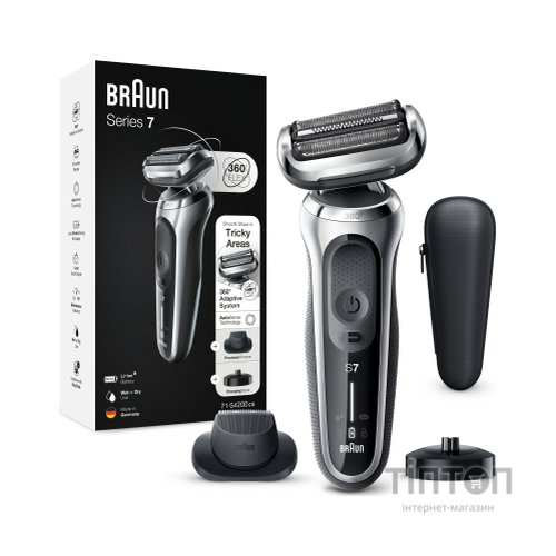Електробритва Braun Series 7 71-S4200cs SILVER / BLACK