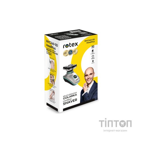 Електробритва Rotex RHC240-5D HeadPlus