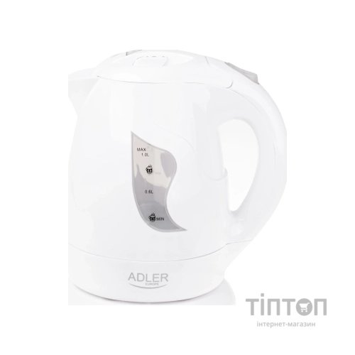 Електрочайник Adler AD 08 white