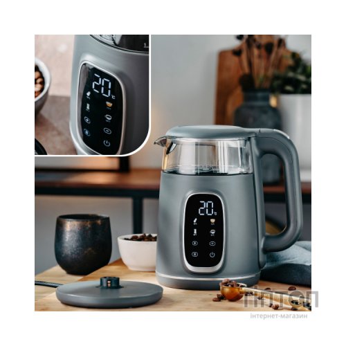 Електрочайник Adler AD 1305 grey