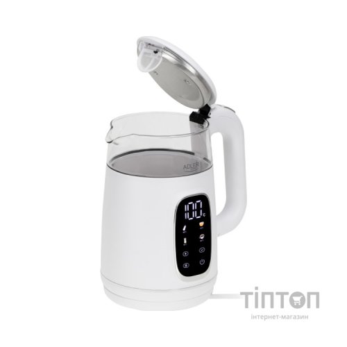 Електрочайник Adler AD 1305 white silver