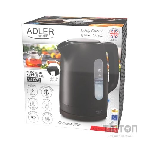 Електрочайник Adler AD 1379 black