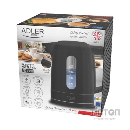 Електрочайник Adler AD 1380 black