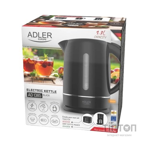 Електрочайник Adler AD 1385 black