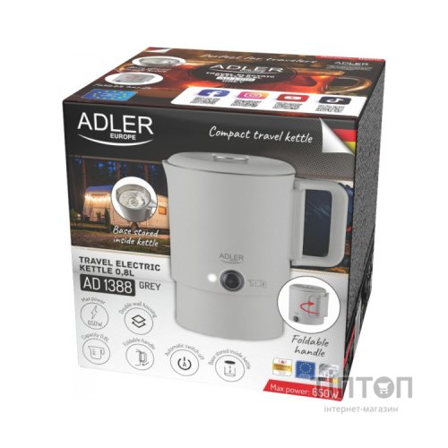 Електрочайник Adler AD 1388g