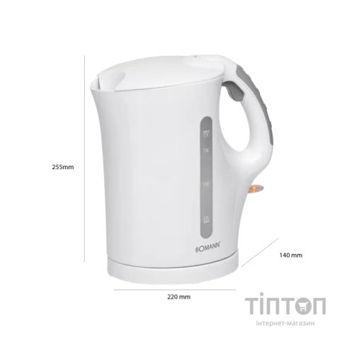 Електрочайник Bomann WK 5011 CB white (WK5011CB white)