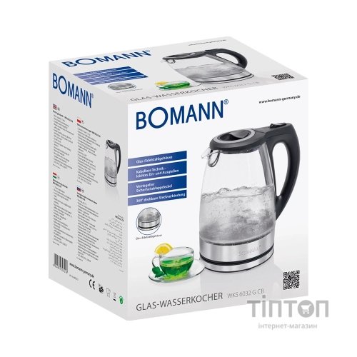 Електрочайник Bomann WKS 6032 G CB (WKS6032GCB)