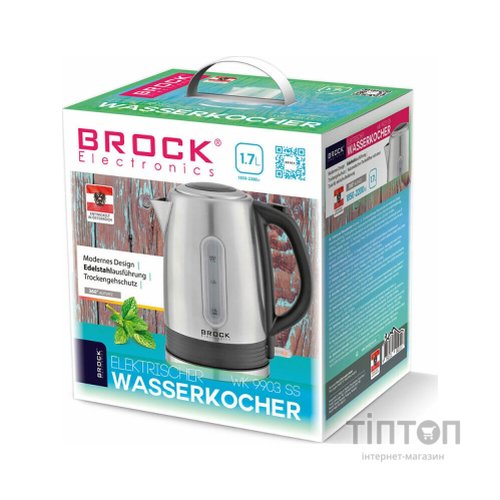Електрочайник Brock WK 9903 SS (WK9903SS)