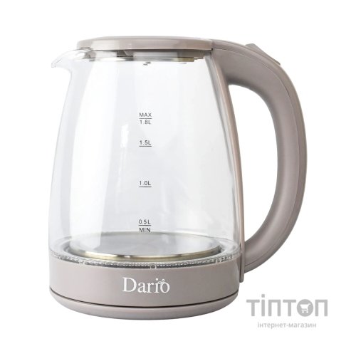 Електрочайник Dario DR1802 grey