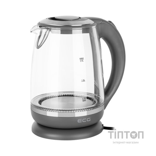 Електрочайник ECG RK 2020 Grey Glass (RK2020 Grey Glass)