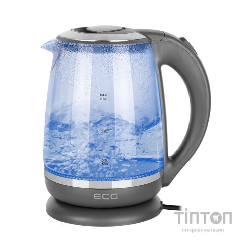 Електрочайник ECG RK 2020 Grey Glass (RK2020 Grey Glass)