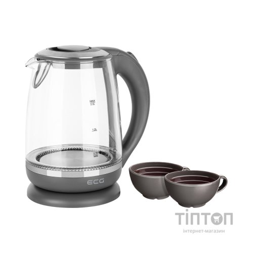 Електрочайник ECG RK 2020 Grey Glass (RK2020 Grey Glass)