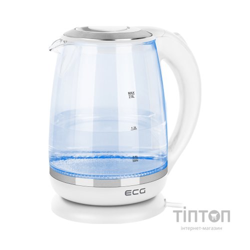 Електрочайник ECG RK 2020 White Glass (RK2020 White Glass)