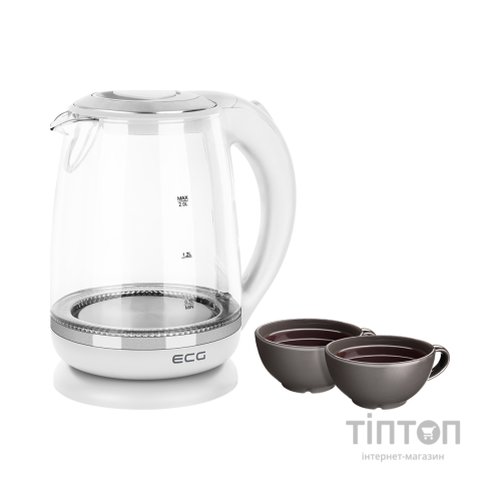 Електрочайник ECG RK 2020 White Glass (RK2020 White Glass)