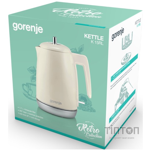 Електрочайник Gorenje K 15 RL (LD-K3042)