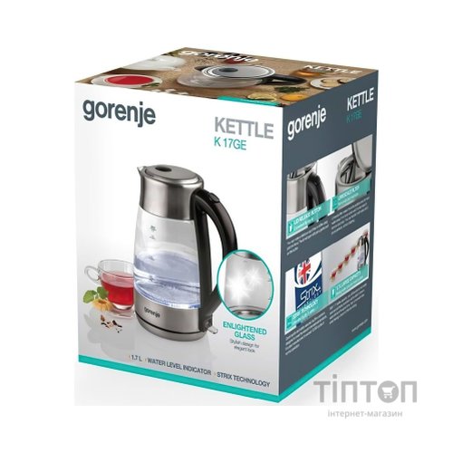 Електрочайник Gorenje K17GE