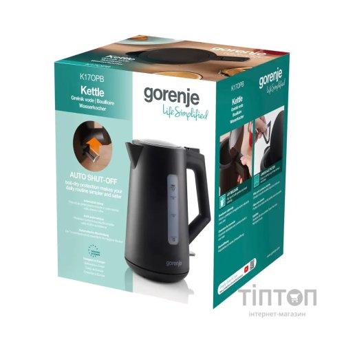 Електрочайник Gorenje K17OPB