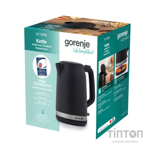 Електрочайник Gorenje K17SPB