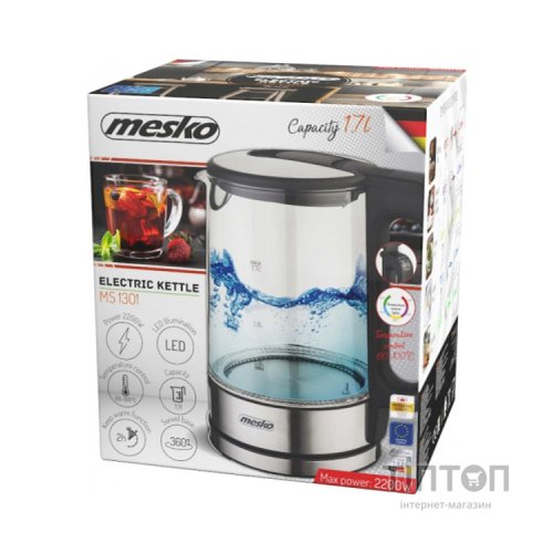 Електрочайник Mesko MS 1301 black