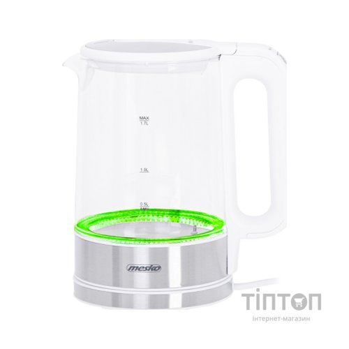 Електрочайник Mesko MS 1301 white