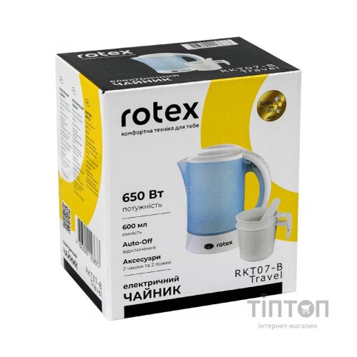 Електрочайник Rotex RKT07-B Travel