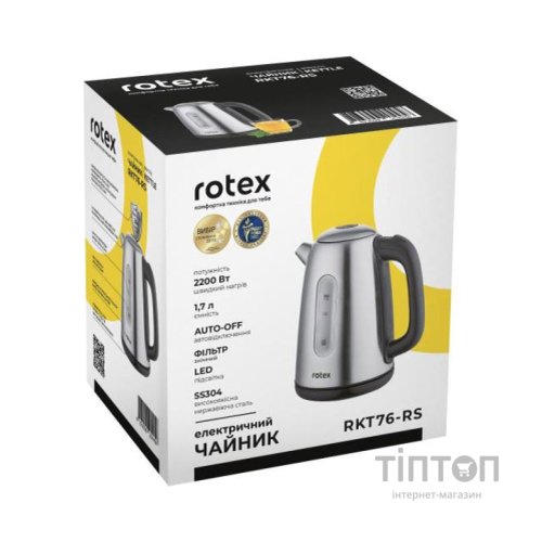 Електрочайник Rotex RKT76-RS