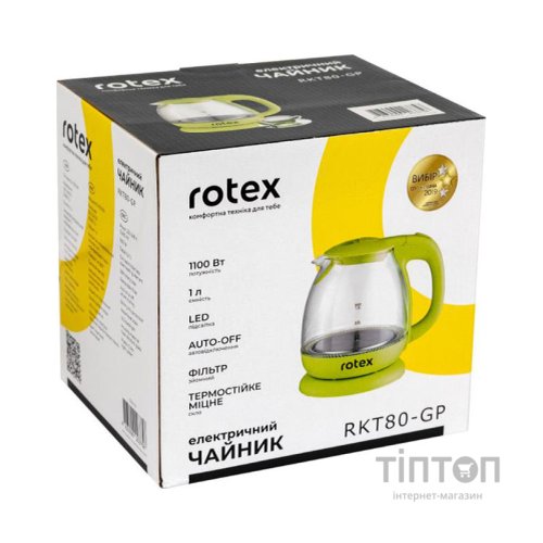Електрочайник Rotex RKT80-GP