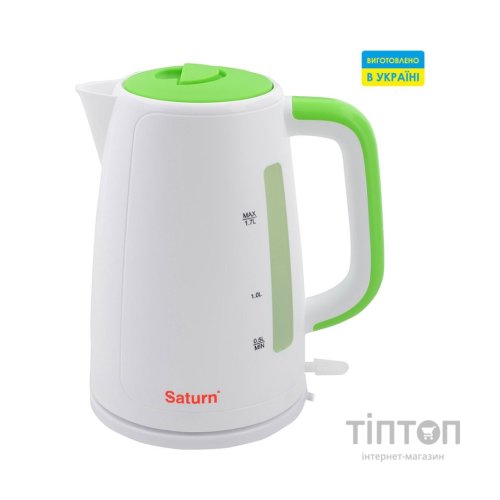 Електрочайник Saturn ST-EK8435U White/Green