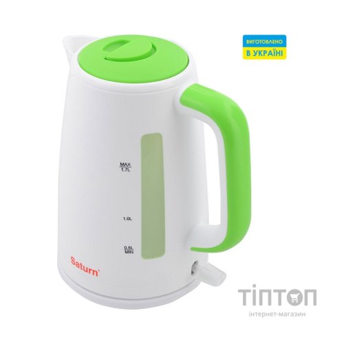 Електрочайник Saturn ST-EK8435U White/Green