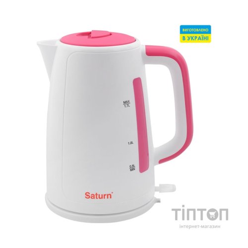 Електрочайник Saturn ST-EK8435U White/Pink