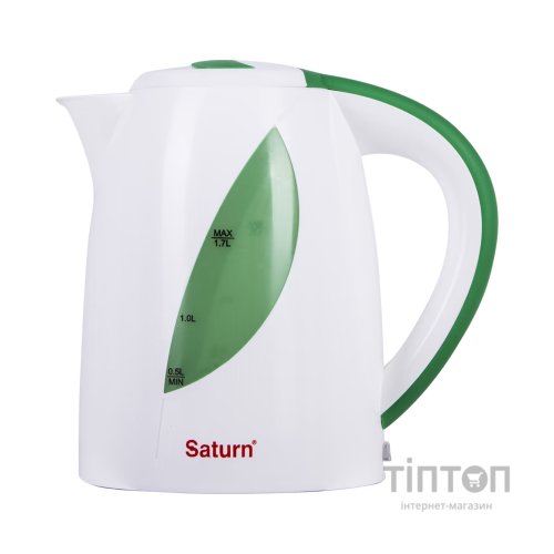 Електрочайник Saturn ST-EK8437U White/Lt.Green