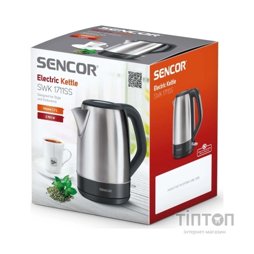 Електрочайник Sencor SWK 1711SS (SWK1711SS)