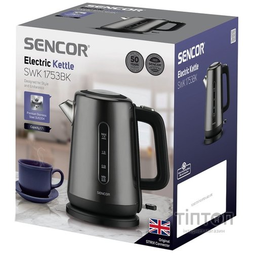 Електрочайник Sencor SWK 1753BK